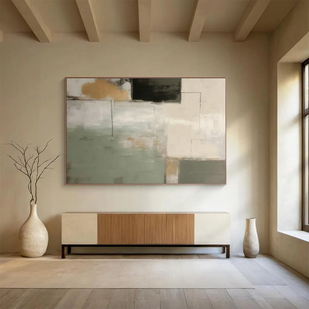 Modern Geometric Color - Block Art for Chic Hallway First Impression DLZ2712