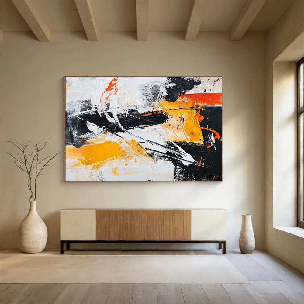 Dynamic Color Splash Art for Creative Studio & Trendy Café SC142