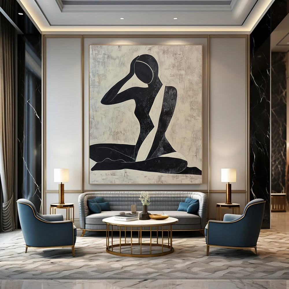 Minimalist Figurative Art for Zen Space & Contemporary Gallery STSC012