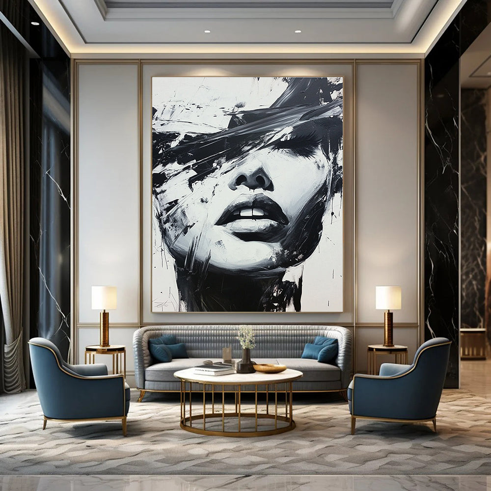 Edgy Figurative Art for Fashion Boutique & Contemporary Studio STSC023