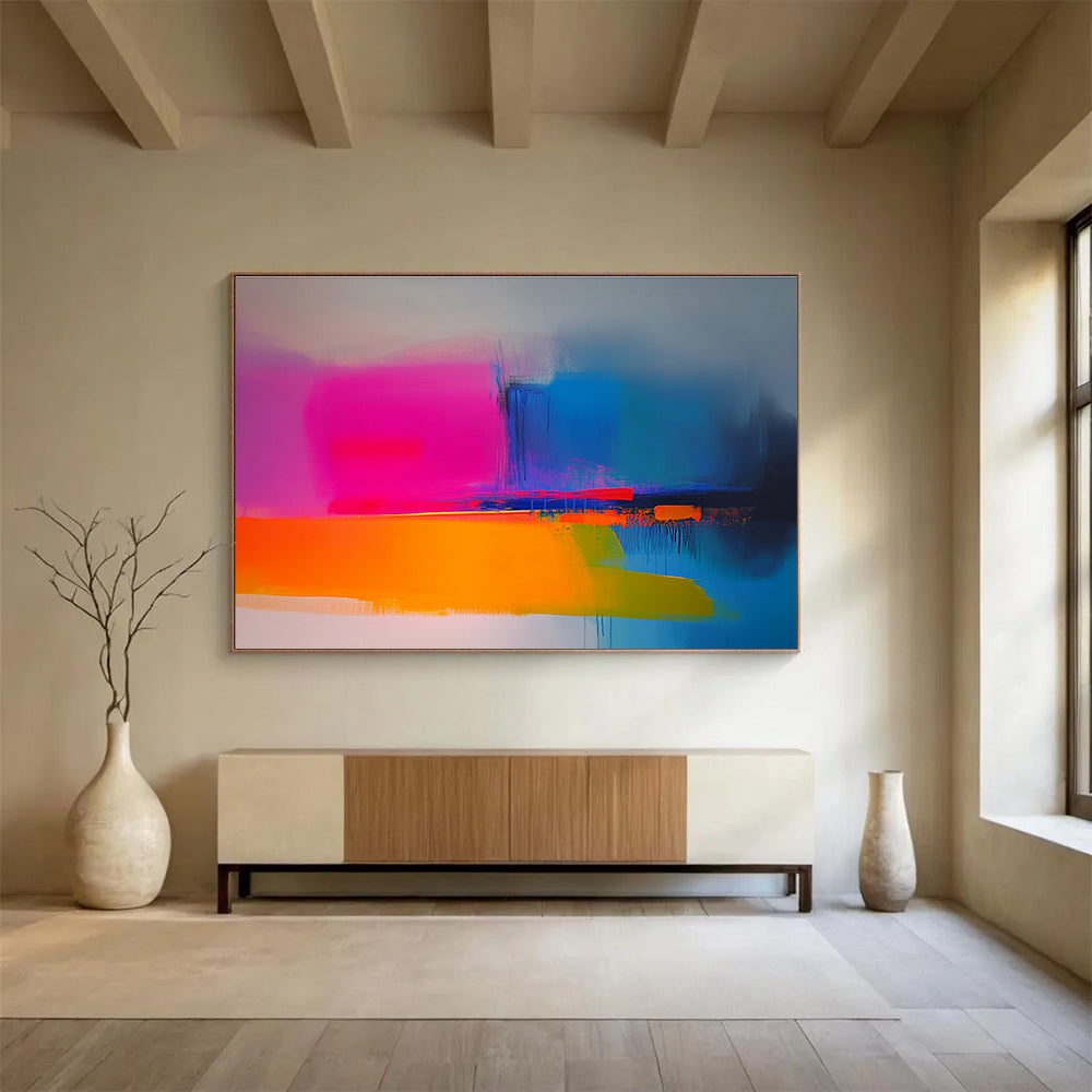 Vivid Color Block Art for Fashion - Forward Store & Art - Themed Restaurant SC149