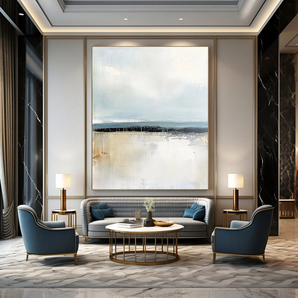 Minimalist Sea - Land Art for Hallway & Modern Apartment STSC045