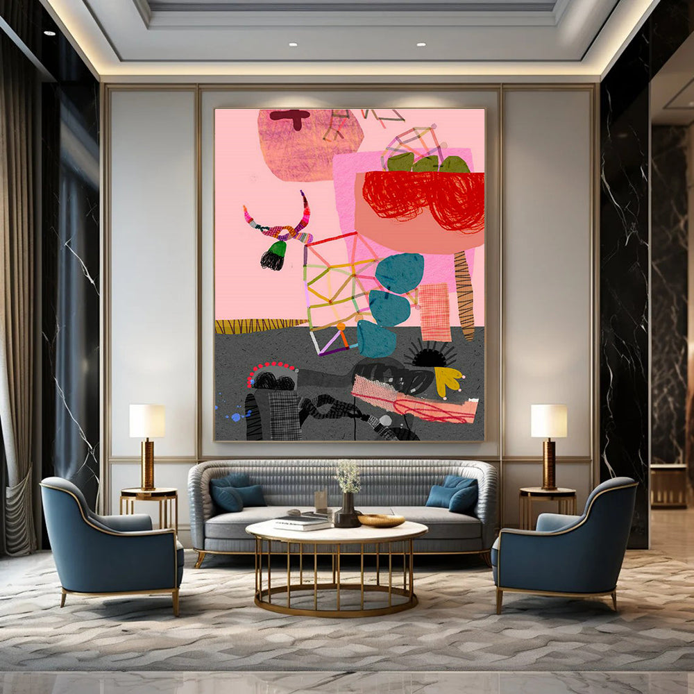 Creative Collage Art for Trendy Café Community Boards DLZ0166