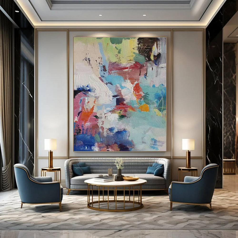 Pastel Abstract Mix Art for Nursery & Women’s Lounge DLZ2279