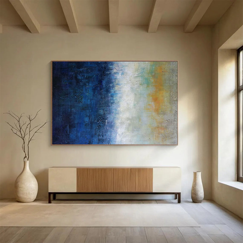Gradient Abstract Art for Contemporary Hotel Lobby Waiting Areas DLZ3238