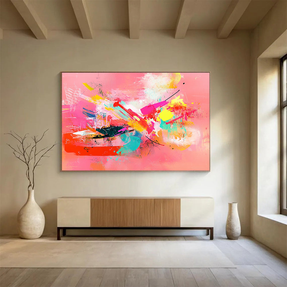 Playful Color Overlaps: Brighten Fashion Boutique & Home Office Interiors SC535