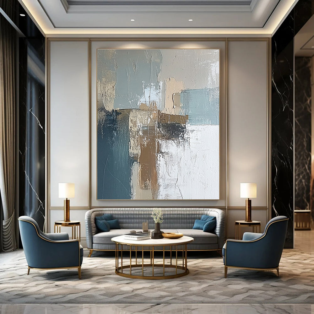 Mixed - tone Abstract Composition for Modern Office & Minimalist Home STSC650