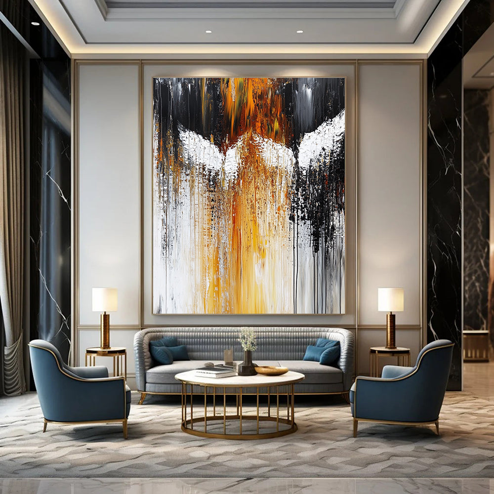 Abstract Winged Figure for Inspirational Office & Art - Themed Studio STSC203