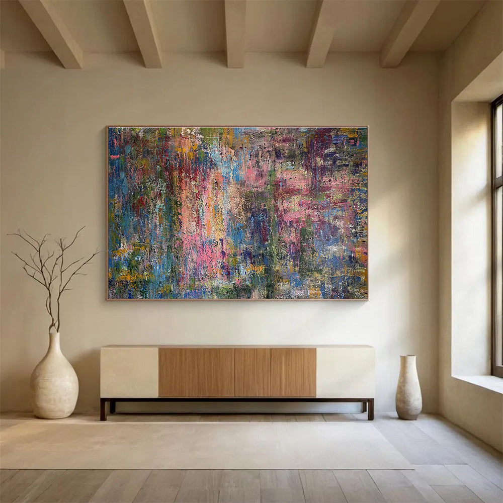 Thick - Painted Colorful Abstract Art for Whimsical Kids’ Play Zones DLZ3099