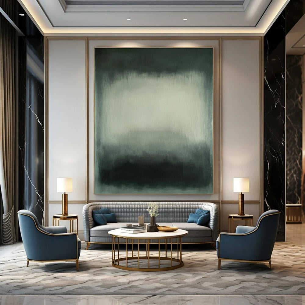 Minimalist Gray Gradient Art for Office & Hallway STSC683