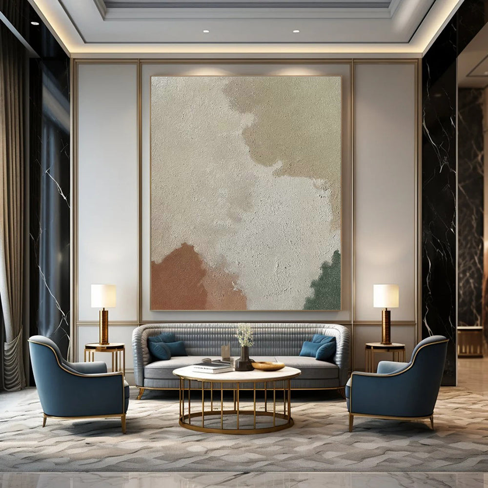 Light Color Wash Abstract Art for Bedroom & Art Gallery DLZ0588