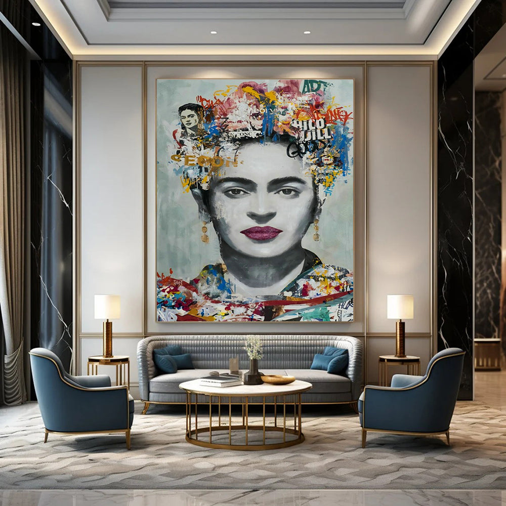 Collage - Style Portrait Art for Bohemian Gallery & Creative Studio DLZ2095