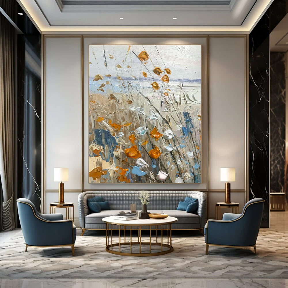 Floral Beach Art for Nautical - Themed Café Outdoor Seating DLZ0125