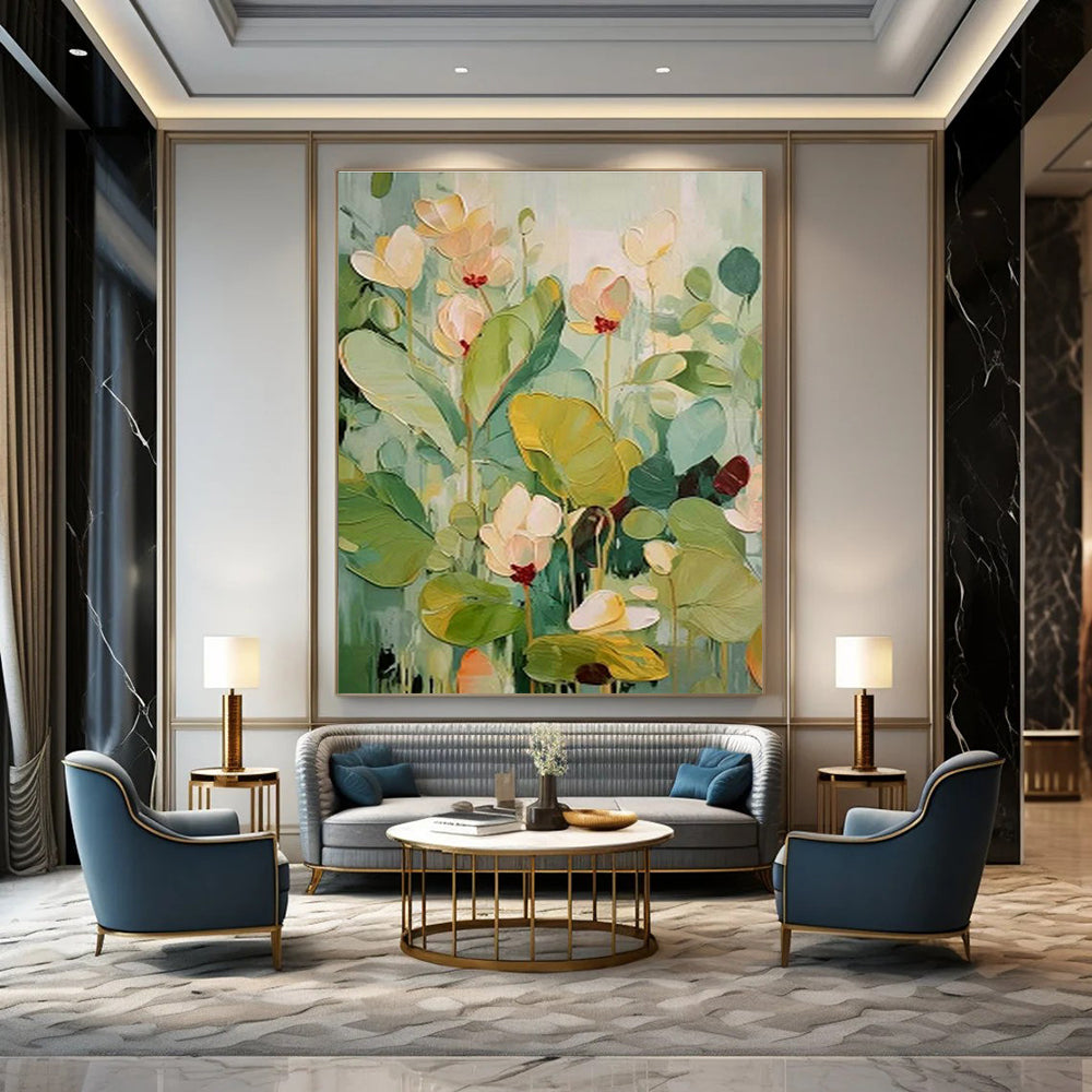 Light - Color Floral Art for Feminine Home Bedroom Boudoirs DLZ0226