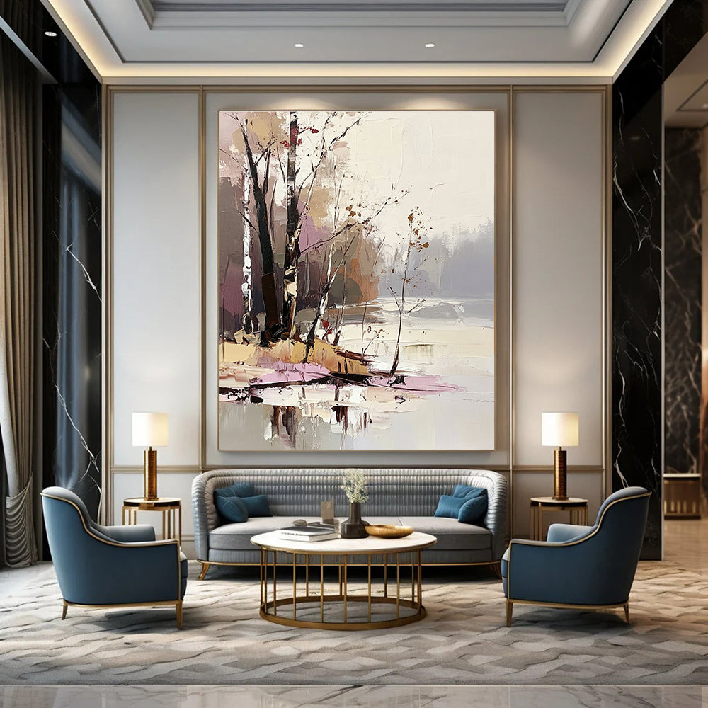 Pastel Forest Lakeside Art for Nature - Inspired Café & Creative Writing Studio STSC1396