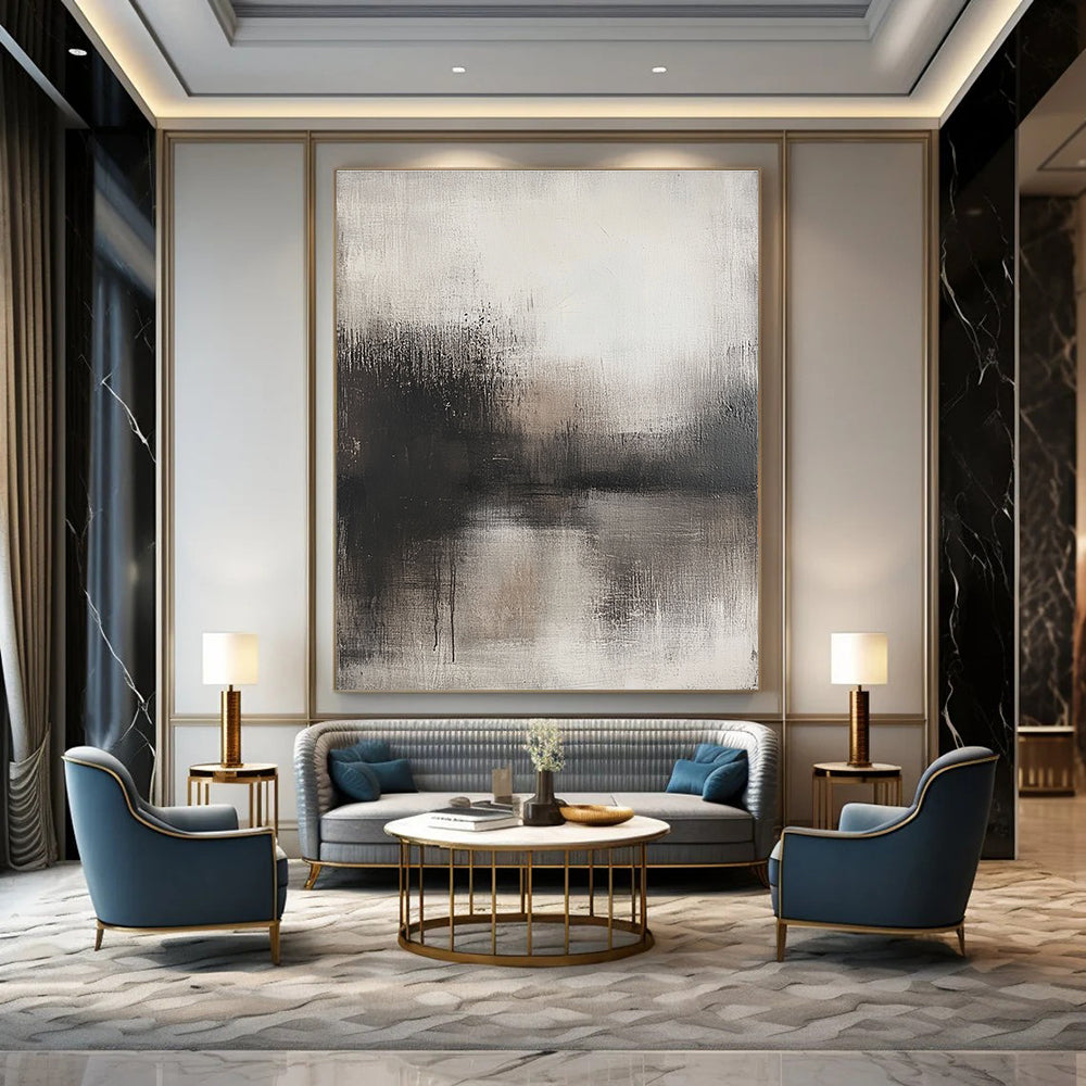 Dark Misty Lake Art for Cinema Room & Man Cave STSC085