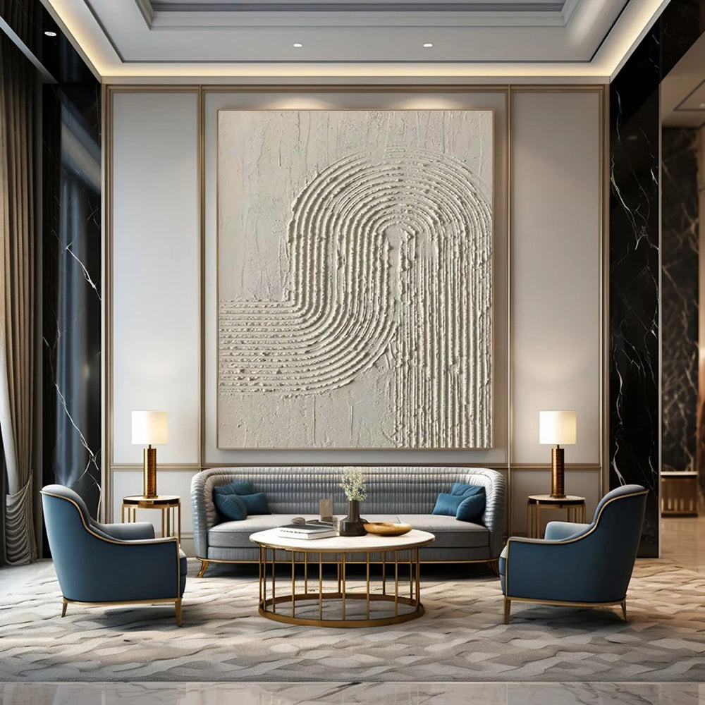 Textured Minimalist Art for Modern Spa & Art - Inspired Home Office DLZ1437