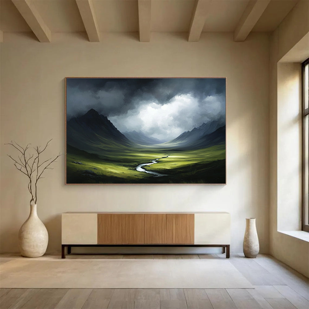 Mysterious Landscape Art for Mountain Lodge & Adventure Shop SC607