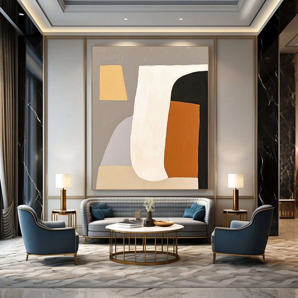 Modern Geometric Shapes for Mid - Century Home & Artistic Office STSC628