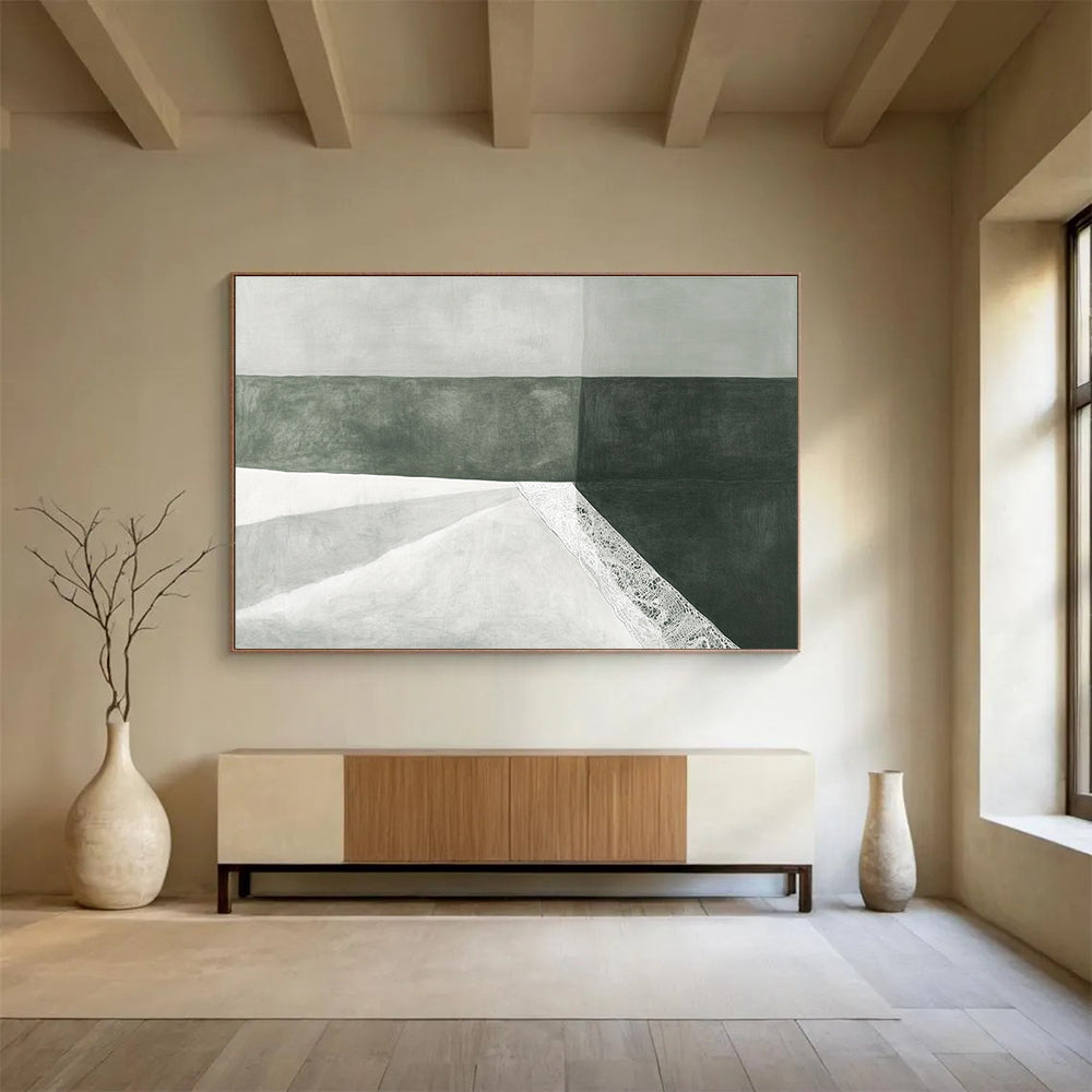 Monochrome with Lace Accent Art for Minimalist Bedroom & Sophisticated Boutique SC462