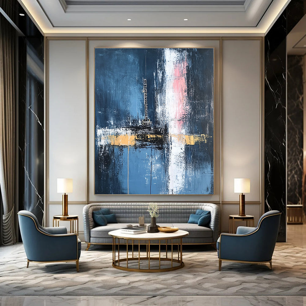 Abstract Industrial Structure for Industrial - Themed Home & Creative Office STSC656