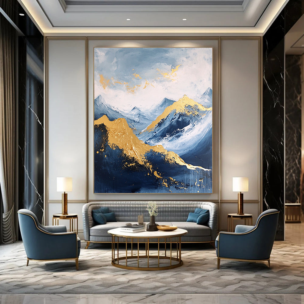 Opulent Landscape Art for Mansion Foyer & High - End Spa STSC013