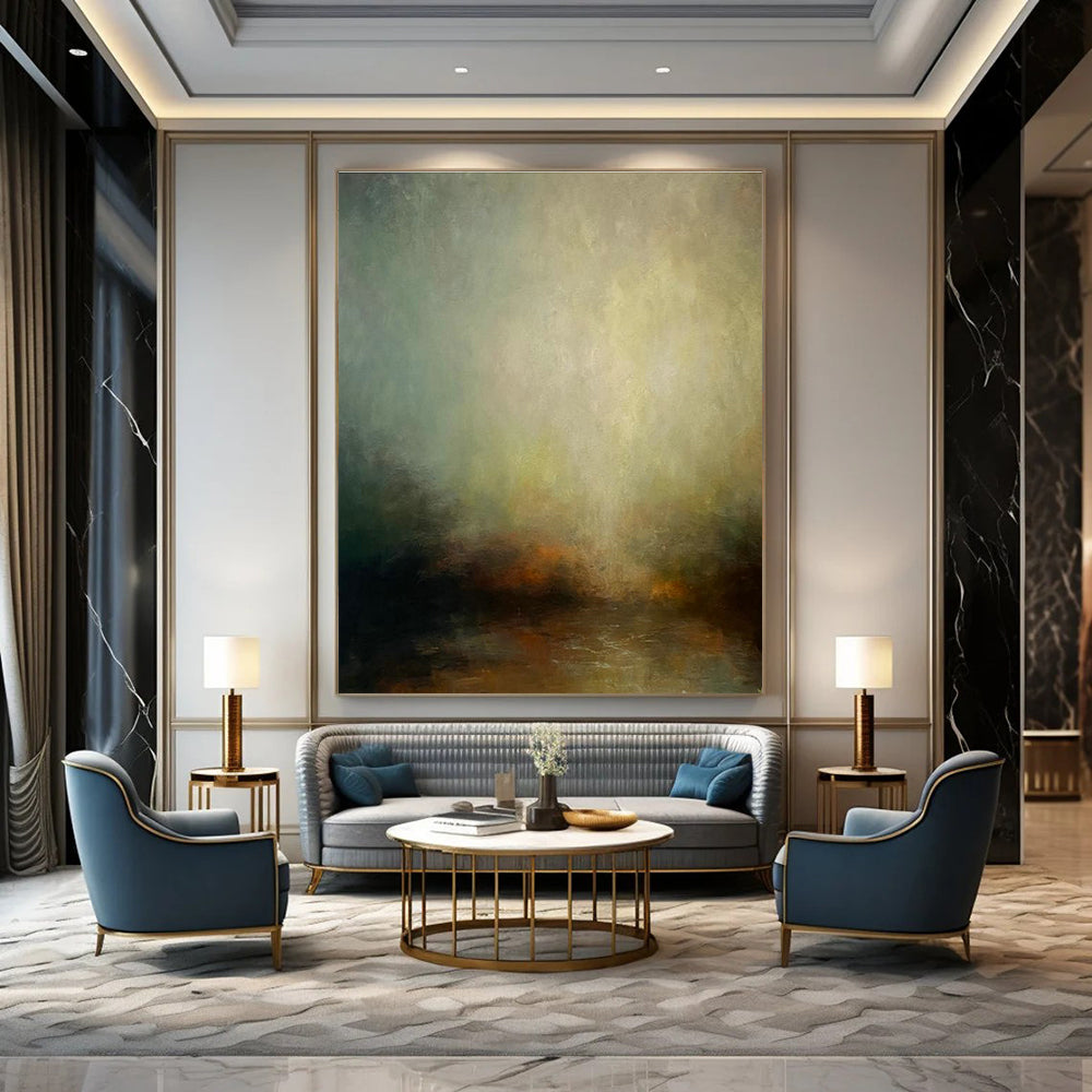 Cool Hazy Art for Modern Spa & Serene Office DLZ2235