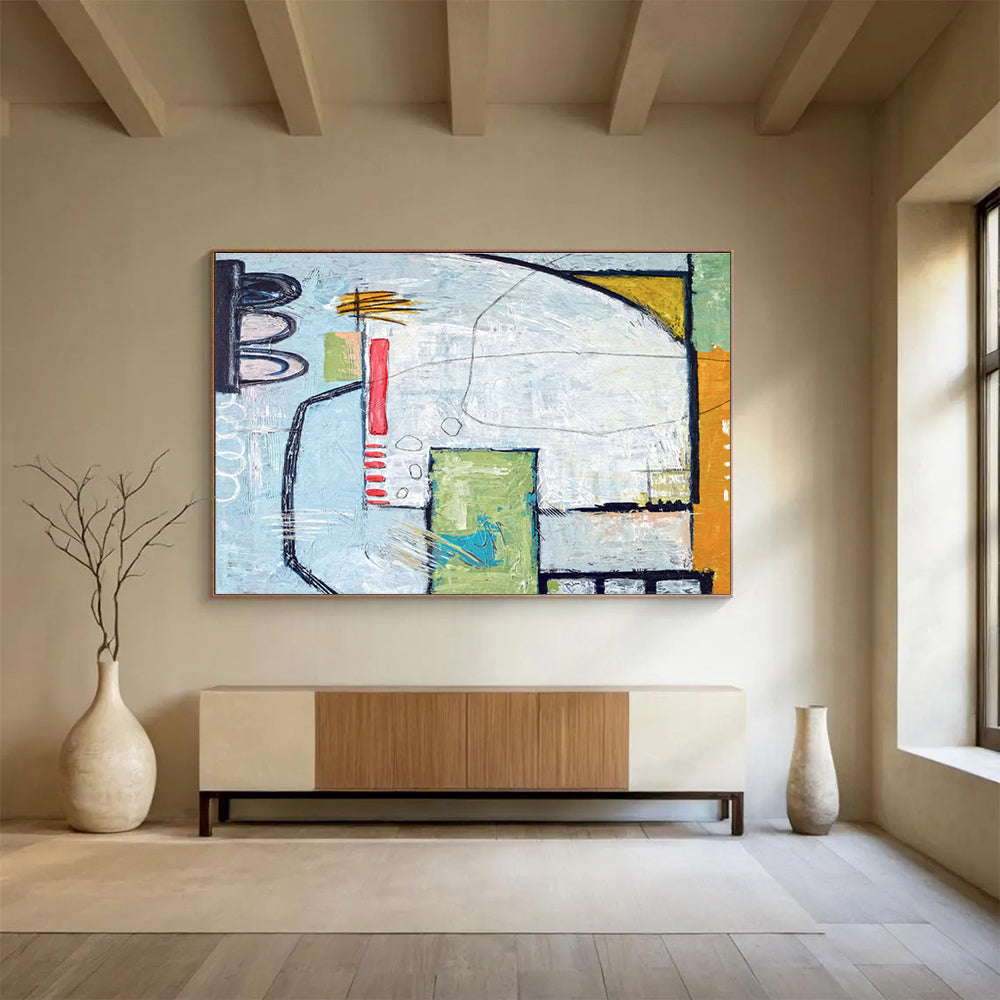 Urban - Element Abstract Art for Industrial - Chic Café DLZ2926