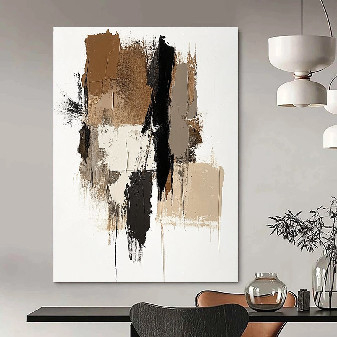 Warm Earth - Tone Art for Living Room & Dining Room STSC677