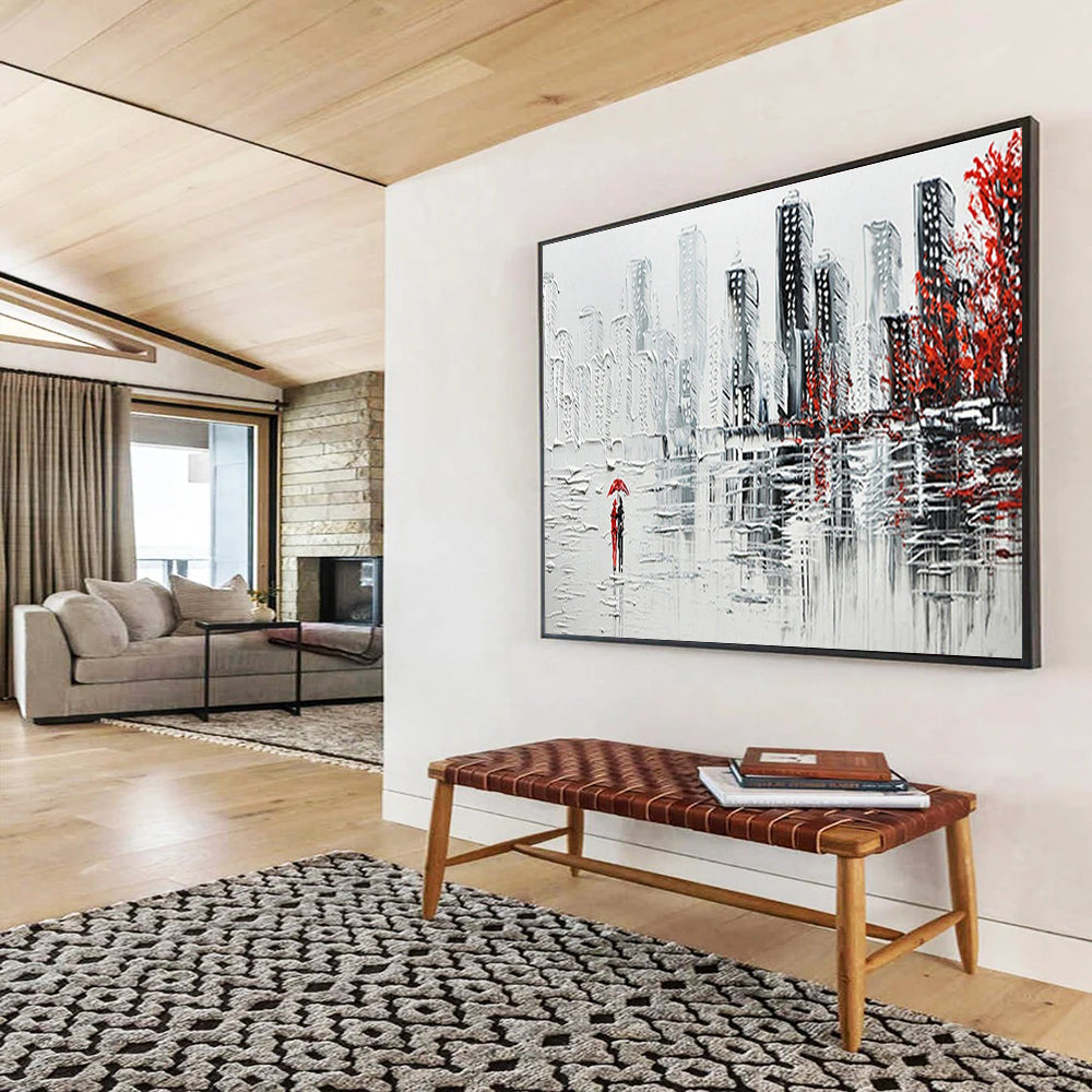 Cityscape Lover’s Art for Modern Loft Apartment Living Rooms DLZ3270