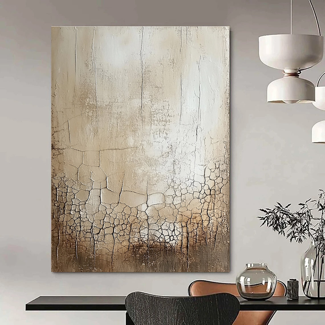 Crackled Texture Abstract for Industrial - Style Loft & Art Gallery STSC292