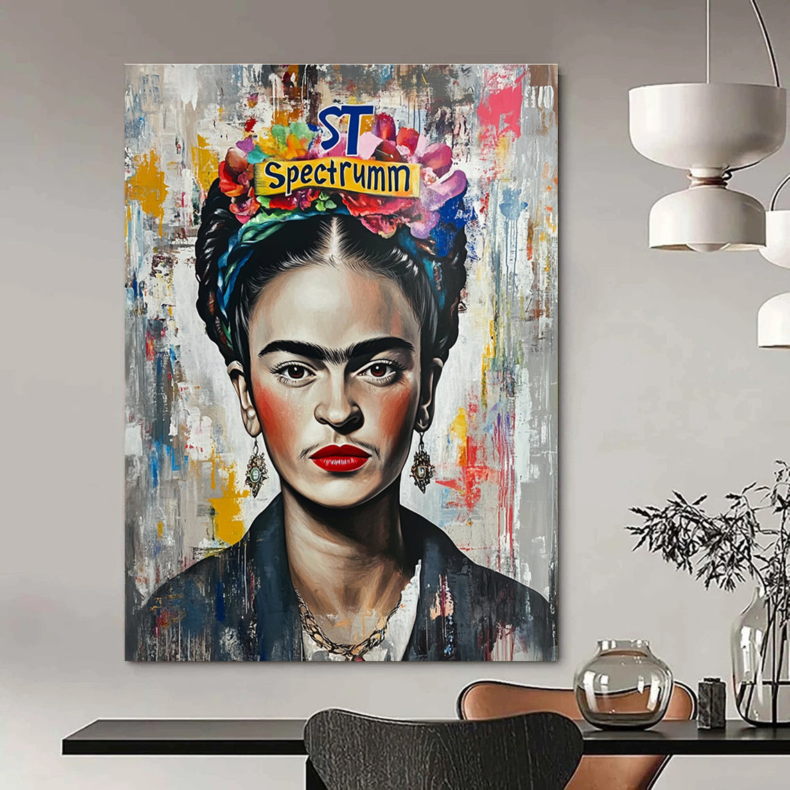 Frida - Inspired Portrait for Bohemian Home & Cultural Art Gallery STSC1128