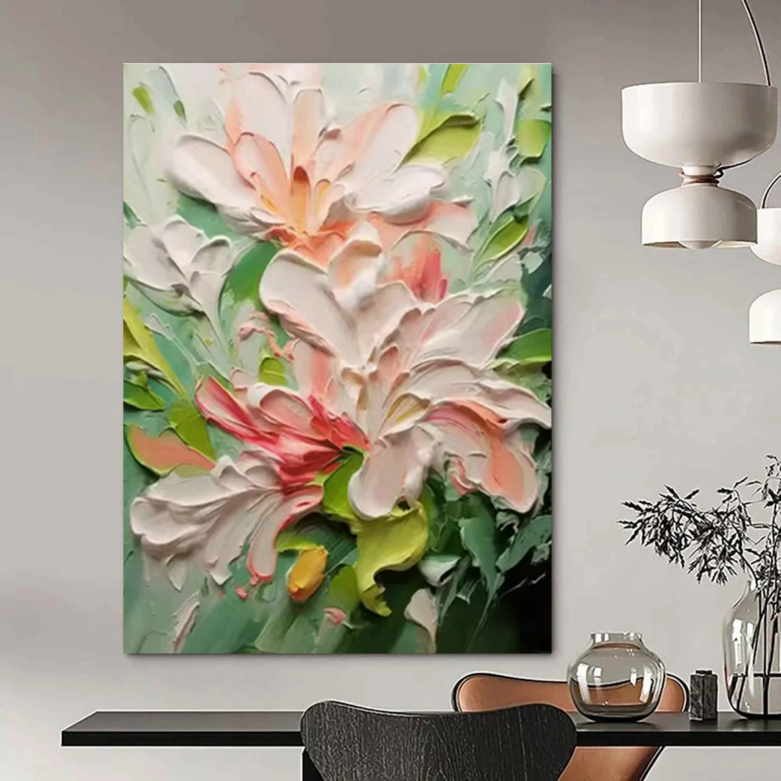 Colorful Flower Relief Art for Garden - View Conservatory & Botanical Café DLZ1403