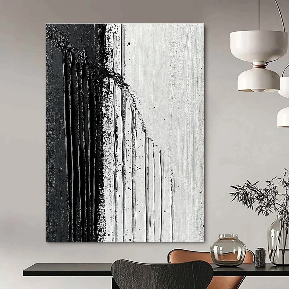 Bold Abstract Art for Industrial Loft & Contemporary Gallery STSC019