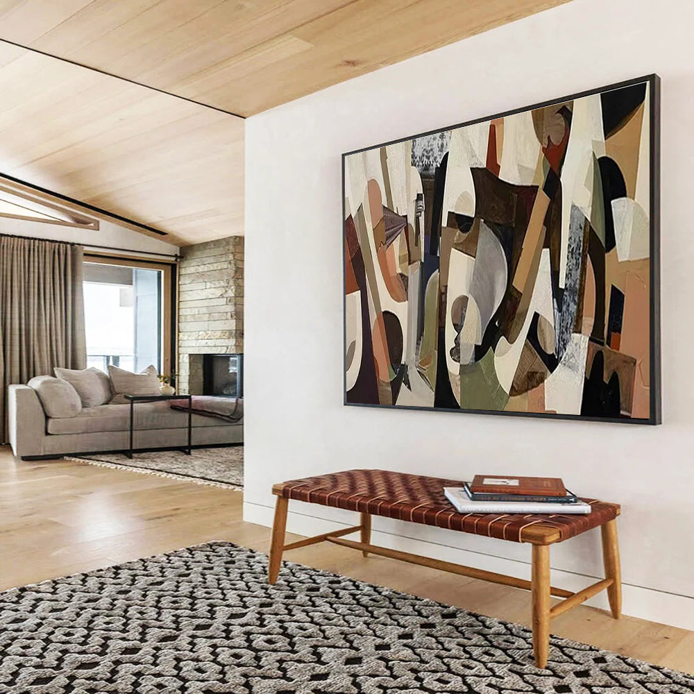 Cubist - Style Abstract for Creative Studio Lounge DLZ3005