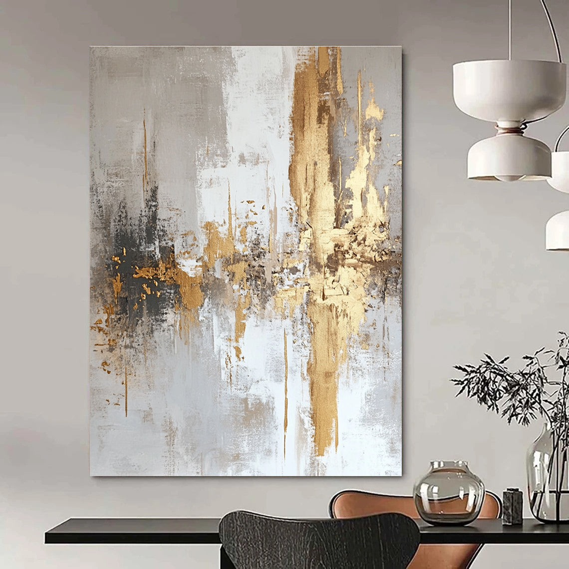 Gold - Accent Abstract for Opulent Dining Room & Luxury Hotel Lobby STSC508