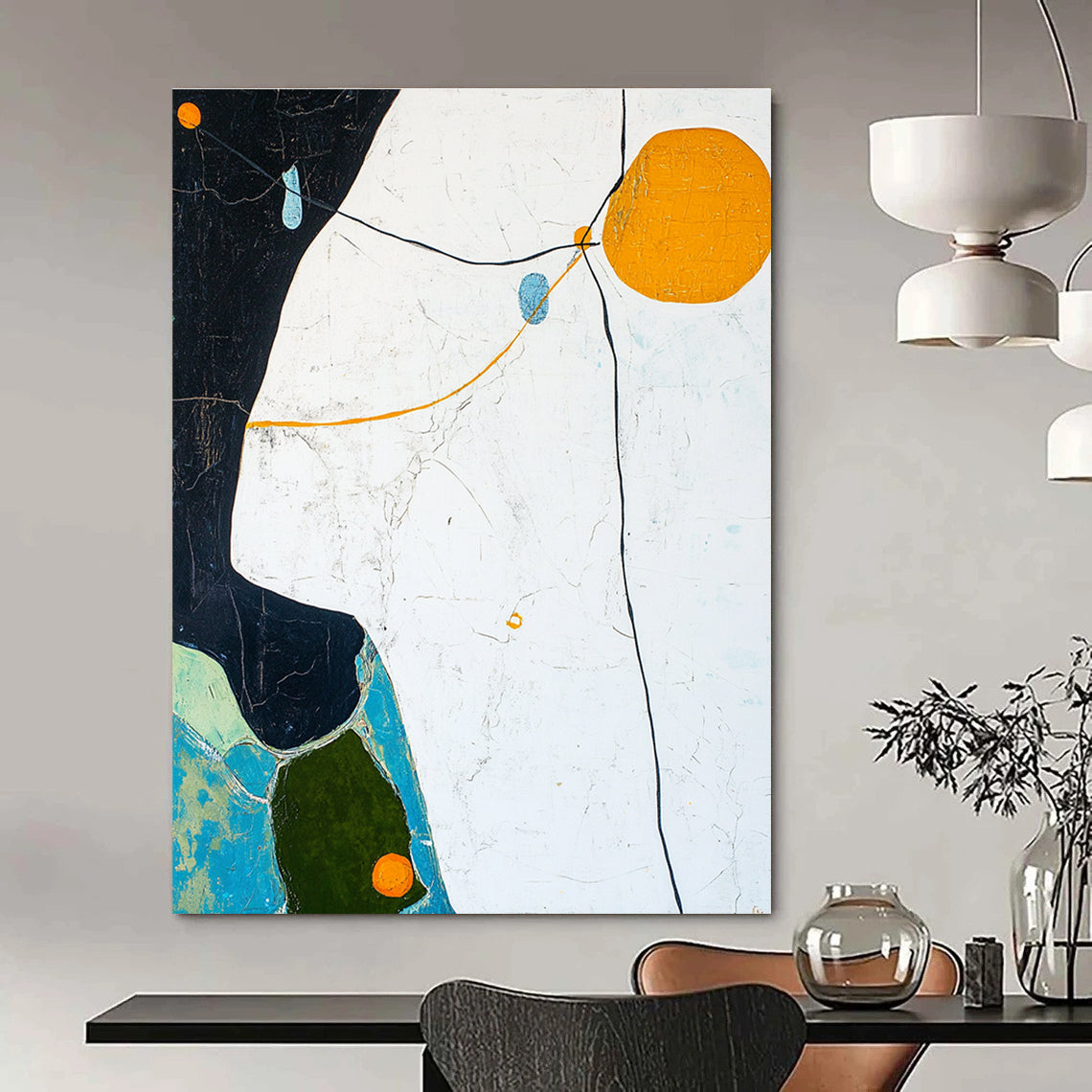Minimalist Abstract Shapes for Modern Office & Contemporary Art Space STSC296