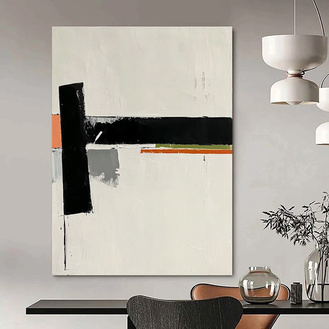 Color - Block Abstract Composition for Eclectic Home & Creative Community Space STSC569