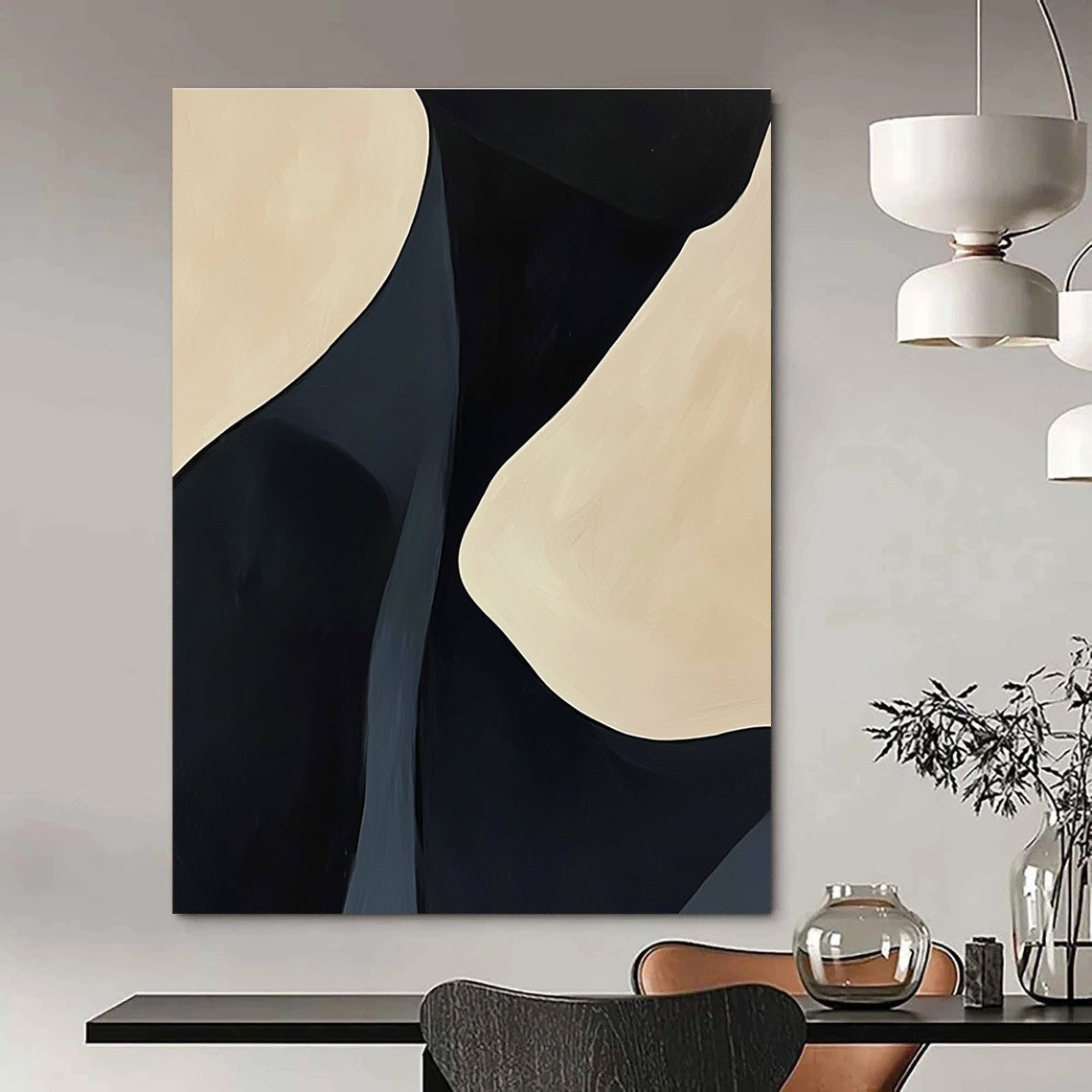 Organic Shape Abstract for Modern Art Gallery & Minimalist - Inspired Lounge STSC609