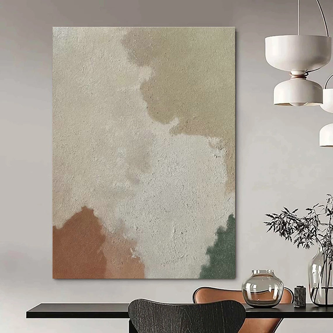 Light Color Wash Abstract Art for Bedroom & Art Gallery DLZ0588