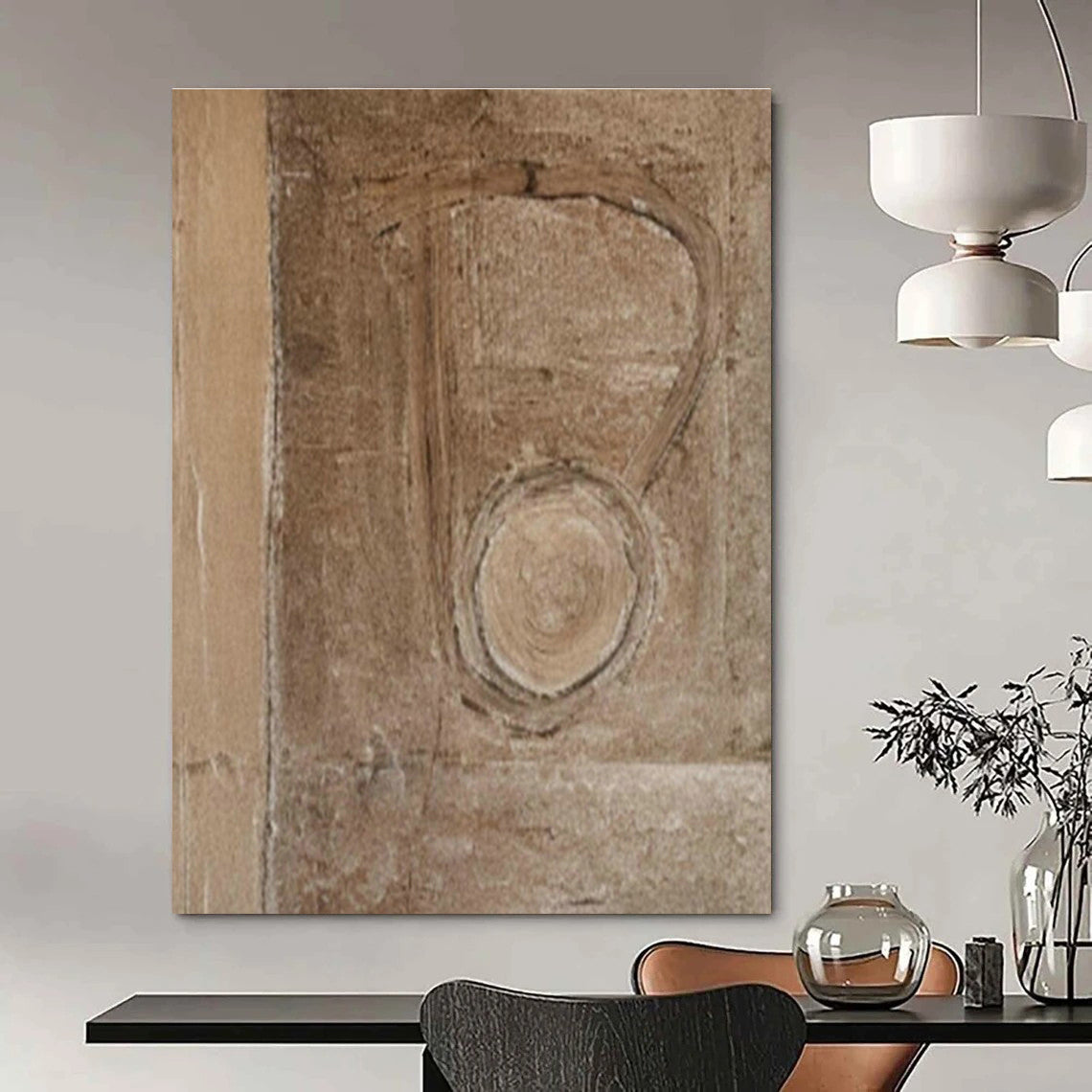 Abstract Wooden Mark Art for Rustic Home Decor & Art - Forward Studio DLZ2116
