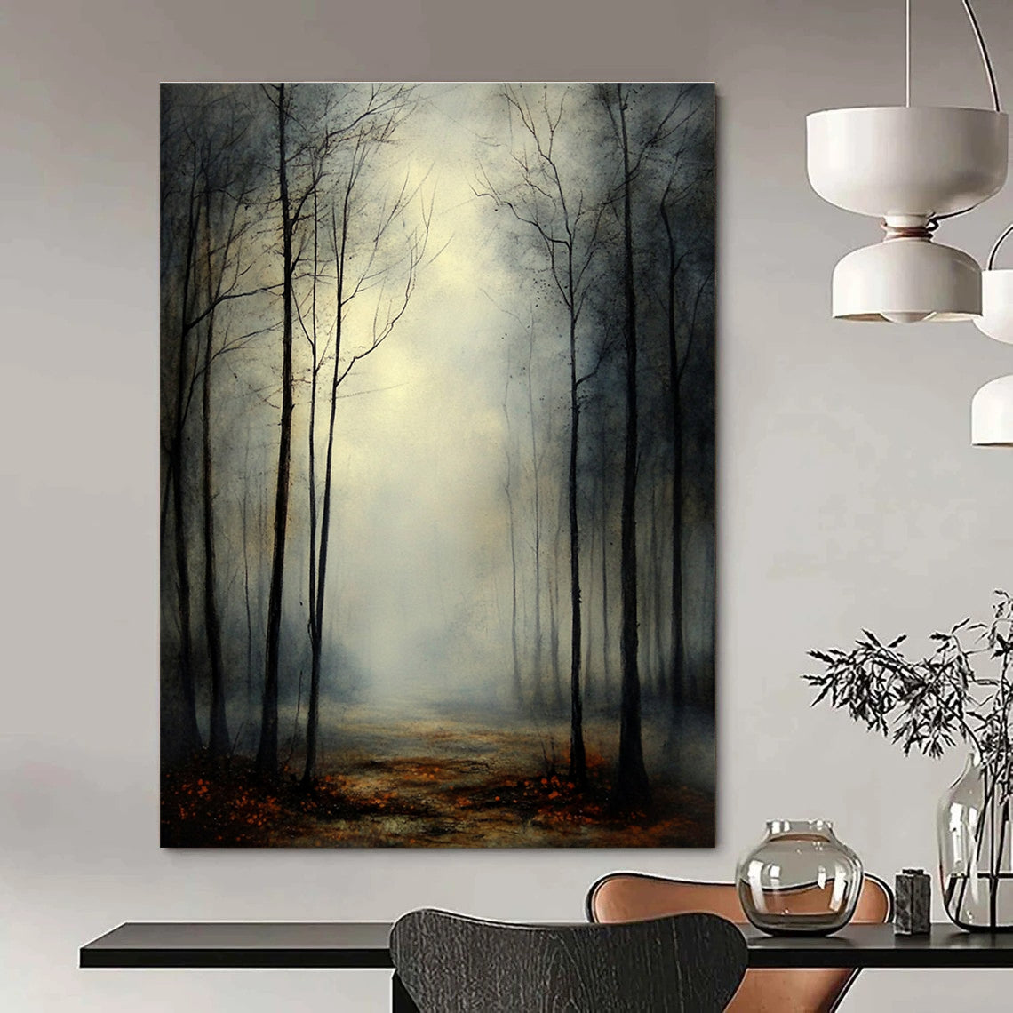 Misty Forest Path Art for Nature - Lover’s Home & Wellness Retreat STSC1099