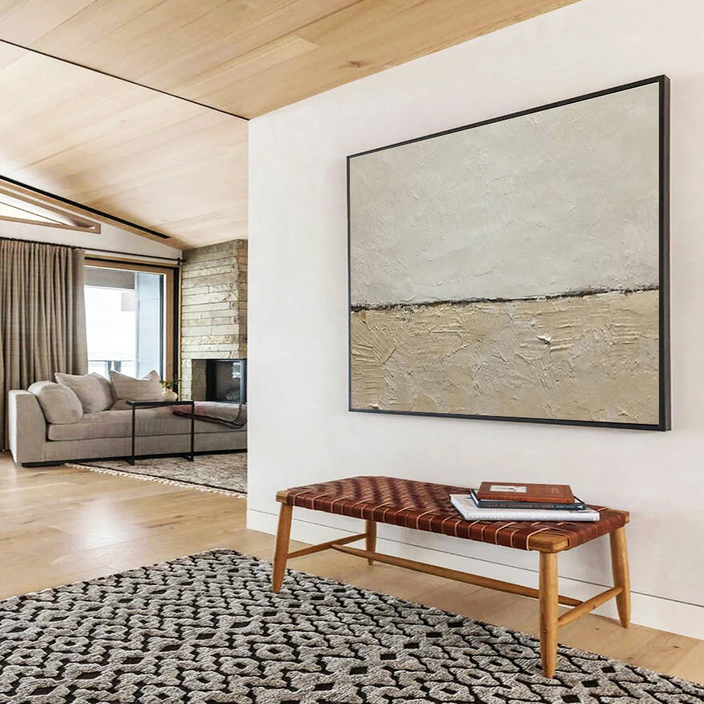Minimalist Texture - Split Art for Modern Monochrome Hallway DLZ2836