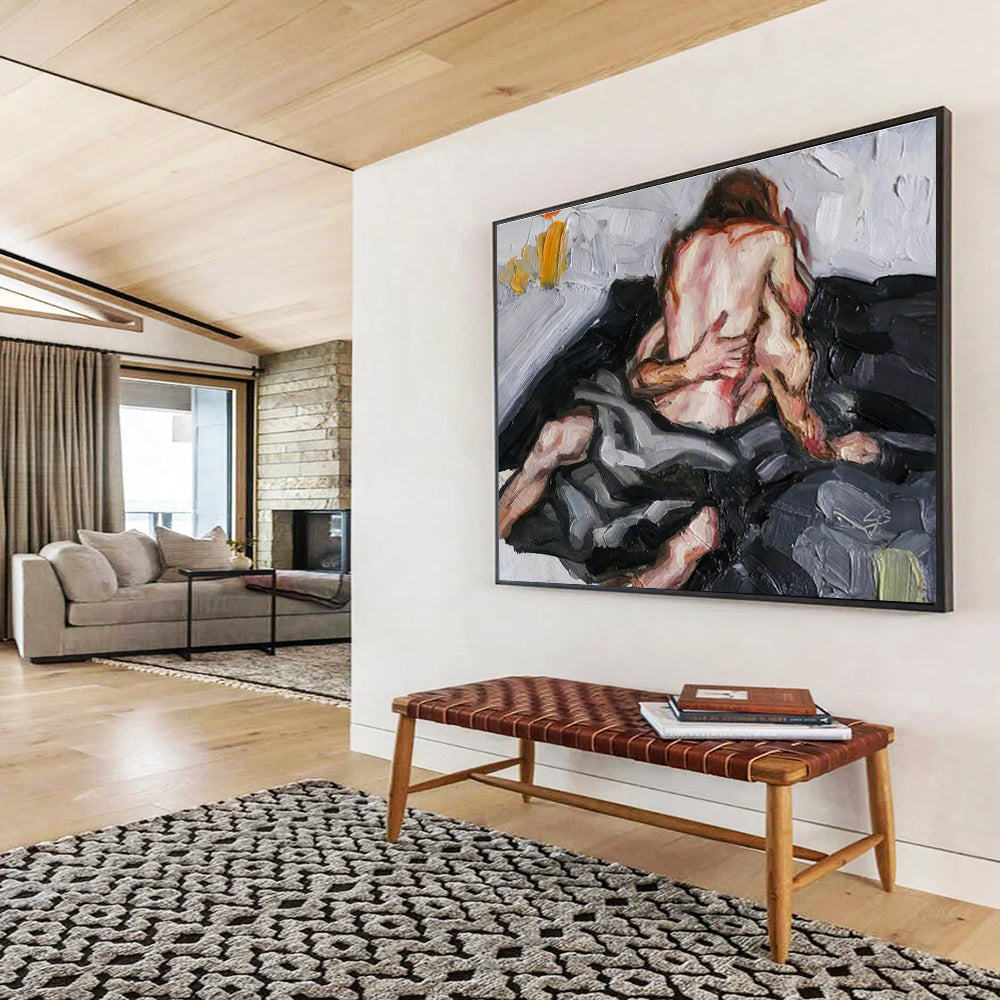Intimate Figure Painting for Romantic Bedroom DLZ2997