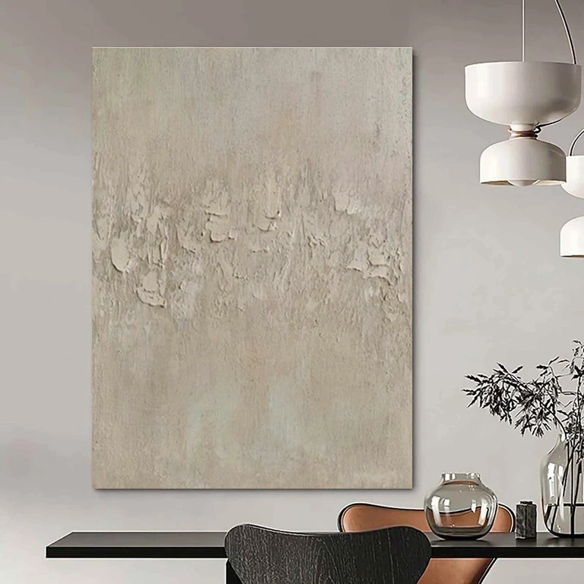 Light Gray Textured Abstract for Minimalist Hallway & Monochrome Spa DLZ0905