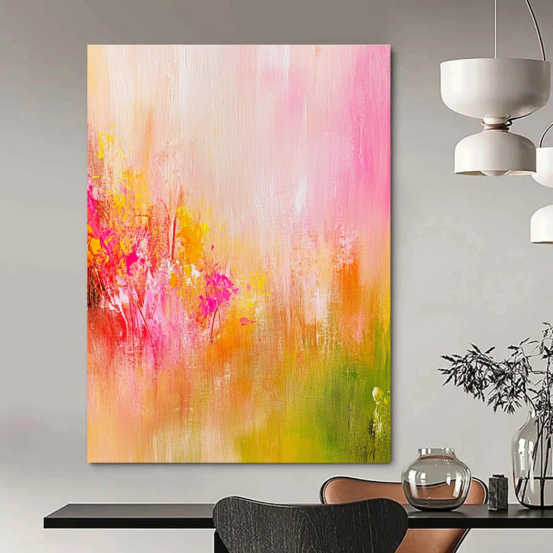 Colorful Soft Abstract for Bohemian - Style Home & Art Gallery Pop - Up STSC489