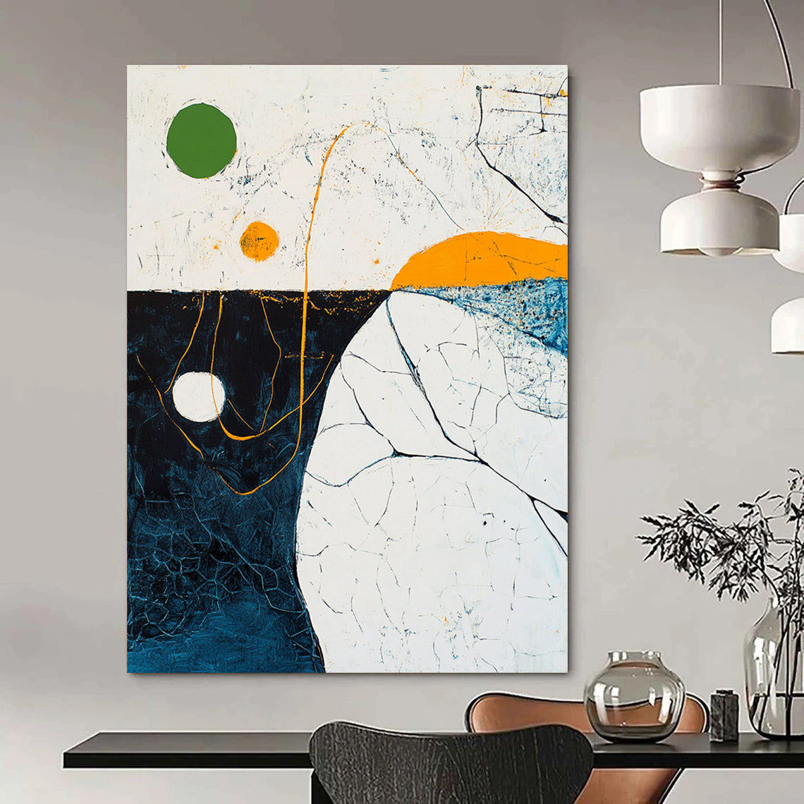 Colorful Geometric Abstract for Creative Workplace & Art - Loving Lounge STSC255