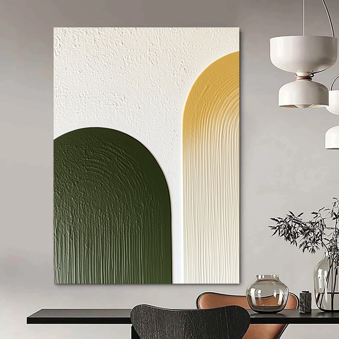 Abstract Arch Textures for Mid - Century Modern Office & Artistic Home Entrance STSC964