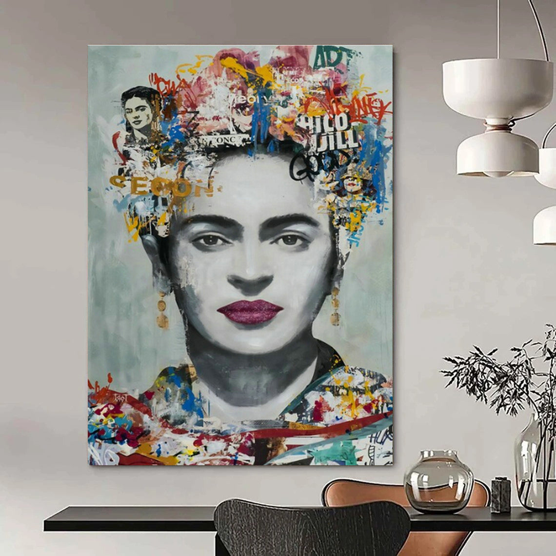 Collage - Style Portrait Art for Bohemian Gallery & Creative Studio DLZ2095