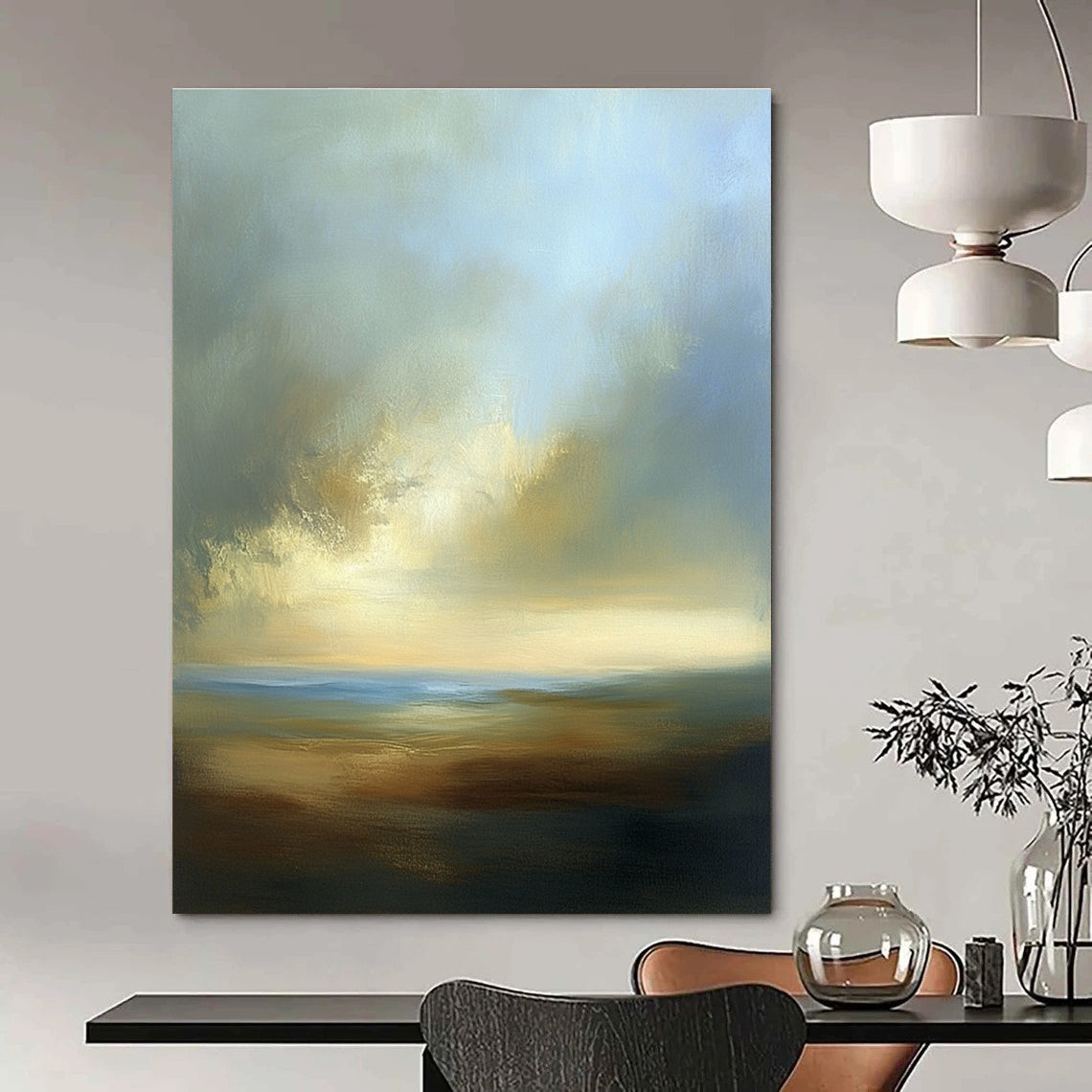 Abstract Sky and Land for Creative Studio & Art Gallery Corridor STSC886